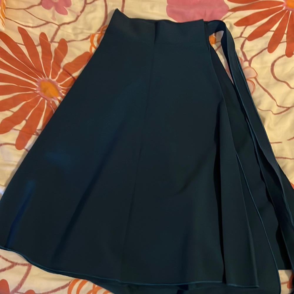 Turquoise long skirt